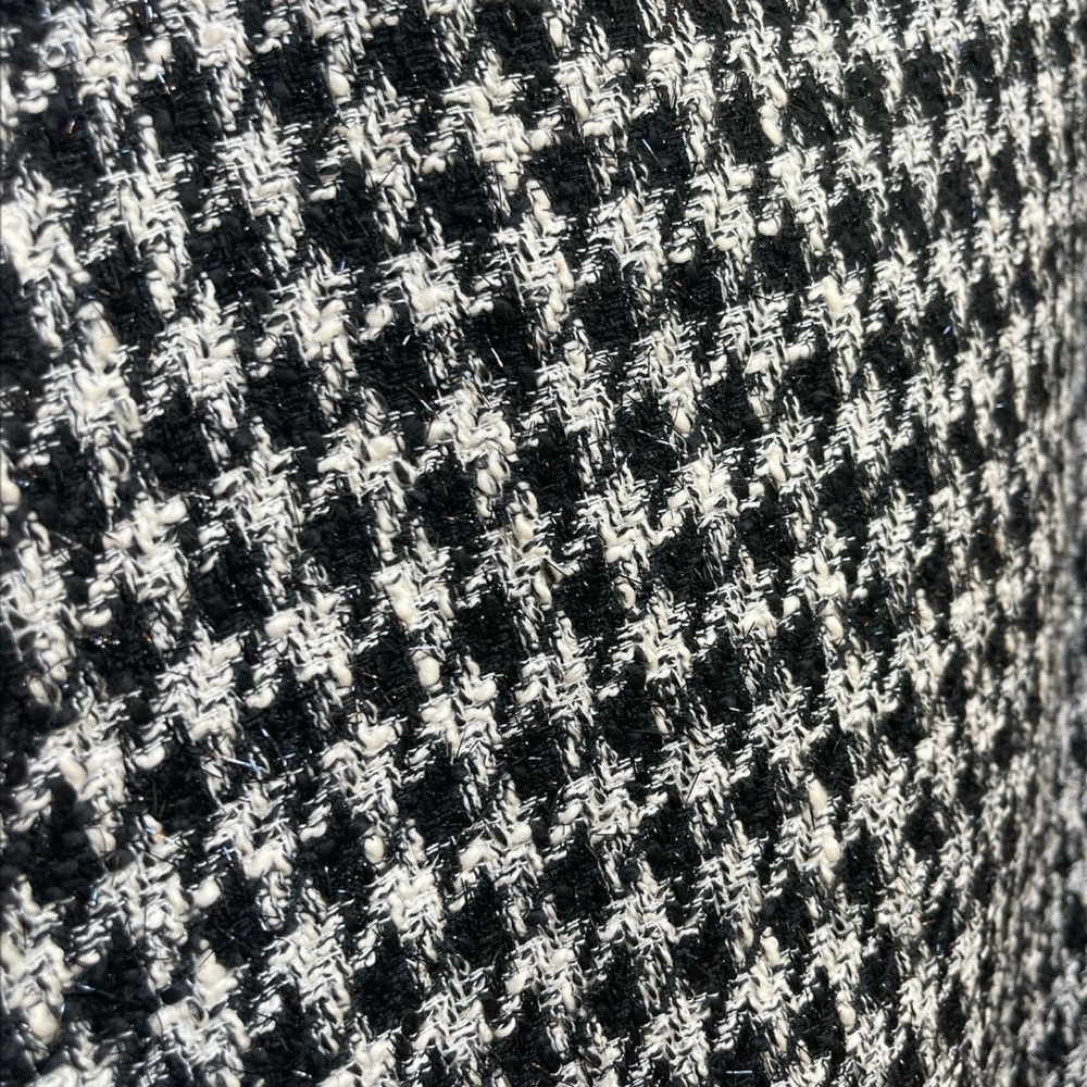 LOFT Houndstooth Tweed Shirt size 12 NWT - Picture 4 of 5